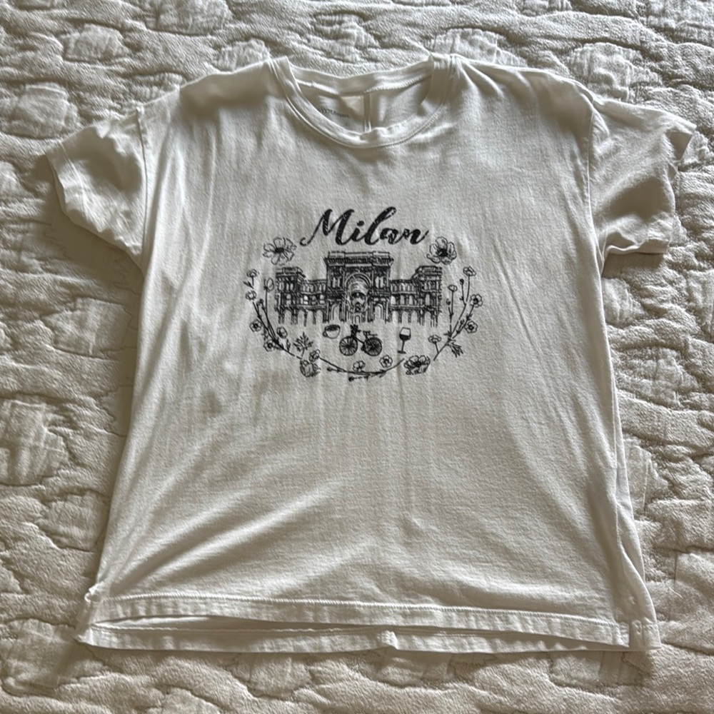 good hYOUman White Relaxed Short Sleeve Tee